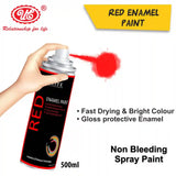Red Enamel Paint