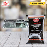 Premium Windscreen Washer Fluid Concentrate - Fast Cleaning of Rain/Water Drops & Dust For Safe Driving